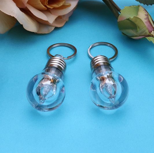 Creative Keychain Bulb Colorful Mini LED Colorful Lighting Pendant