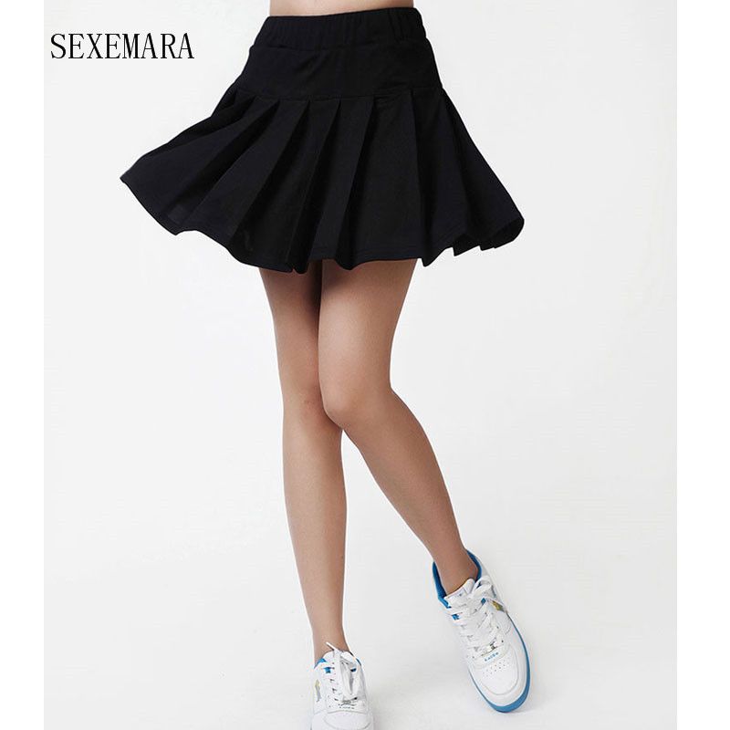 2018 wholesale sexemara tennis skirts skorts with panties dress plus size tennis skirt