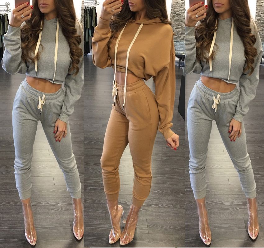2021 2017 Women Clothing New Fashion Russia Style Hooded Tracksuit For