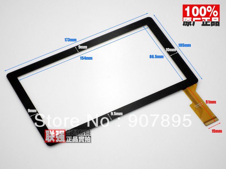 Whole Minimum 3 7inch Capacitive Touch Panel Screen Whole Minimum 3 7inch Capacitive Touch Panel Screen Digitizer Glass For All Winner A13 Q8 Tablet Pc Mid Czy6075a Fpc Replacement Screens