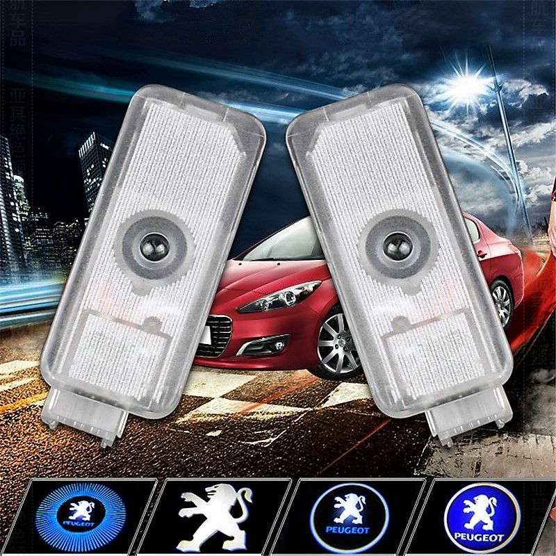 2020 Car Courtesy Doors Lights For Peugeot 306 19971999 /Peugeot 607