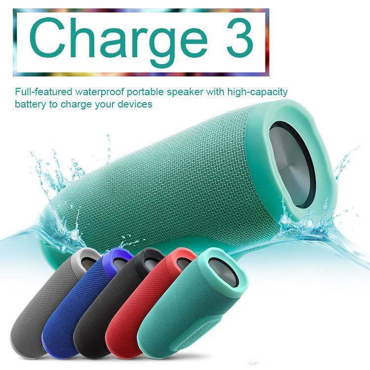 2019 Wireless Portable Bluetooth Speaker Charge3 Waterproof Outdoor Subwoofer Battery Powered