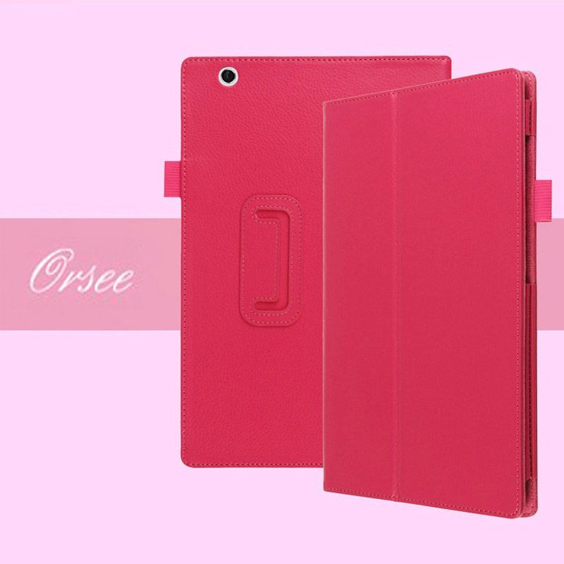 Fold Stand Litchi PU Leather Smart Cover With