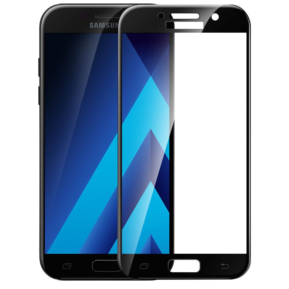 Samsung Galaxy A5 2017 transparente protector templado curvado 3D cobertura completa