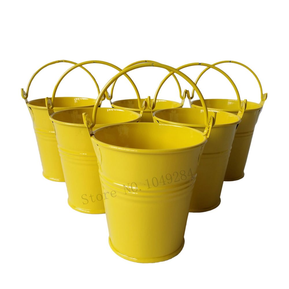 2019 Free Shippng Yellow D7 H7cm Flower Pots Planter Pure Garden