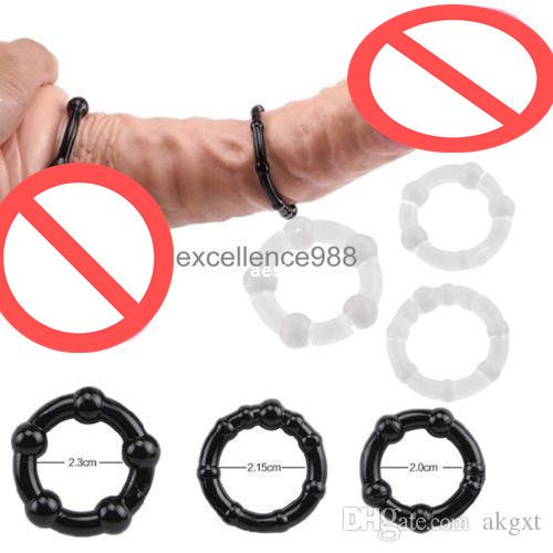 Rubber cock rings single posing rings delay silicone