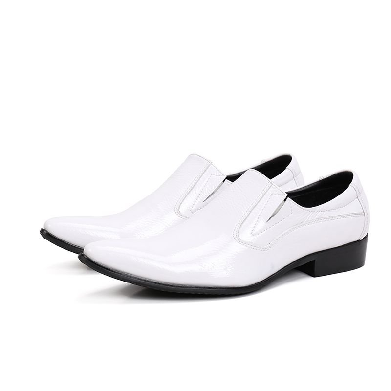 white dressing shoes