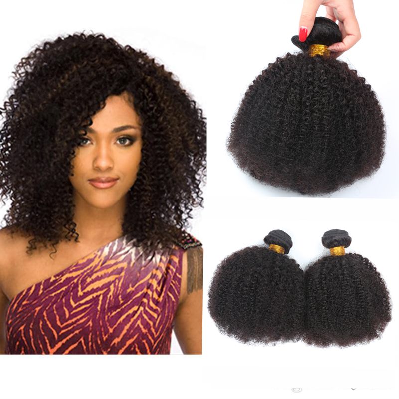 4a 4b 4c 8a Brazilian Afro Kinky Curl Virgin Hair 3 Bundles Afro