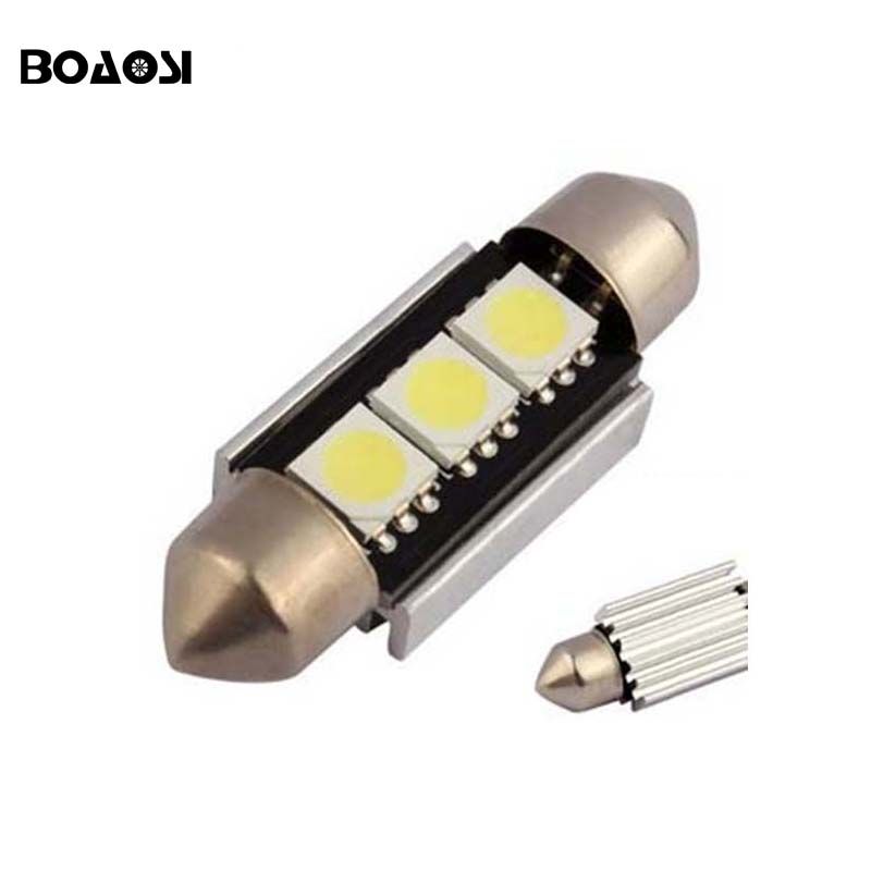 Auto, motor: onderdelen, accessoires 1x Audi A8 D3 Bright Xenon White 3SMD LED Canbus Number Plate Upgrade Light Bulb