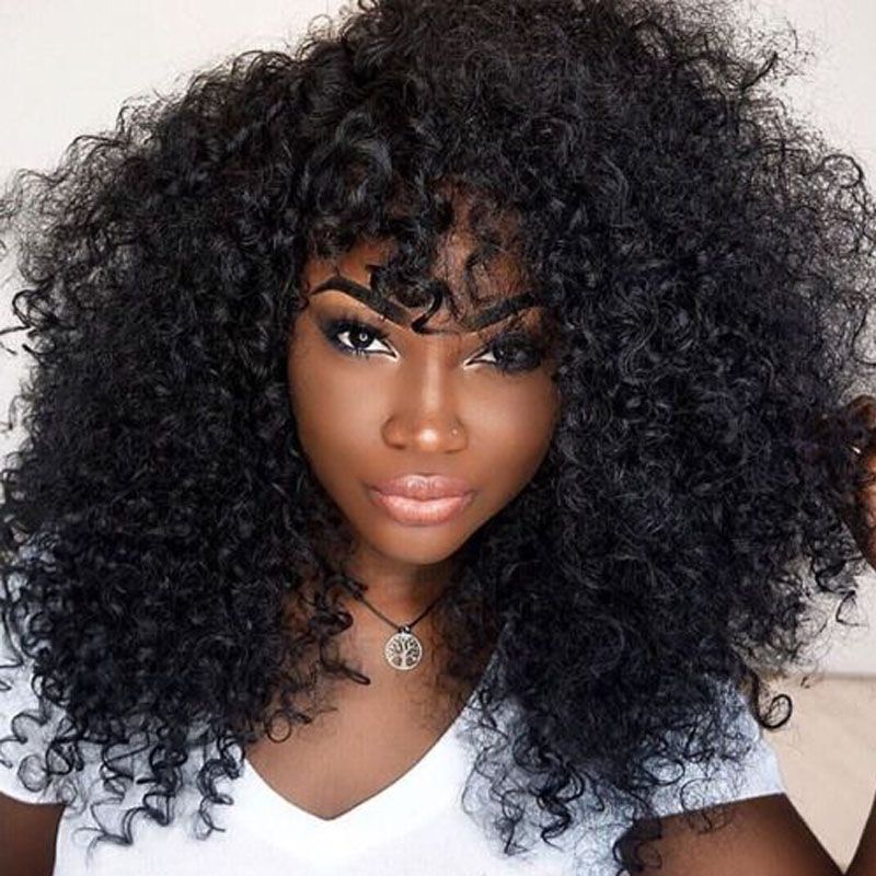 Brazilian Unprocessed Virgin Hair Full Lace Wig Deep Curly Front Lace
