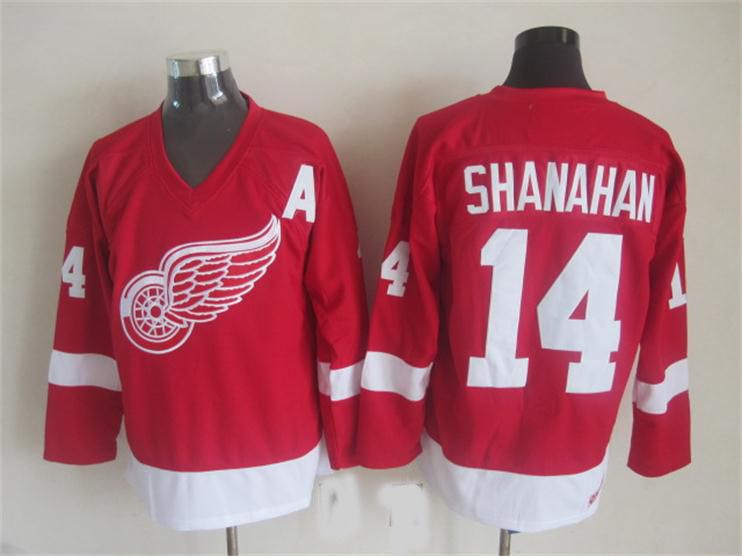 brendan shanahan red wings jersey