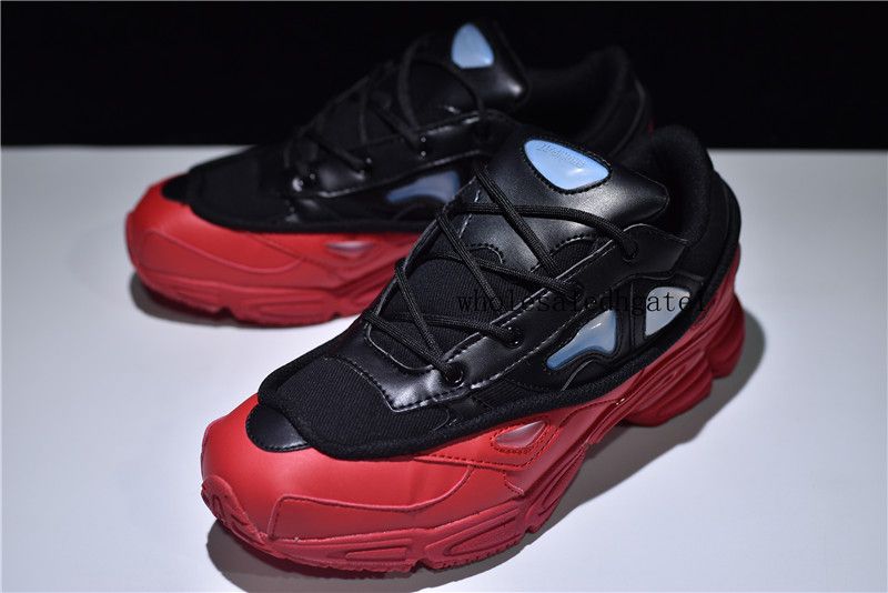 raf simons ozweego black red