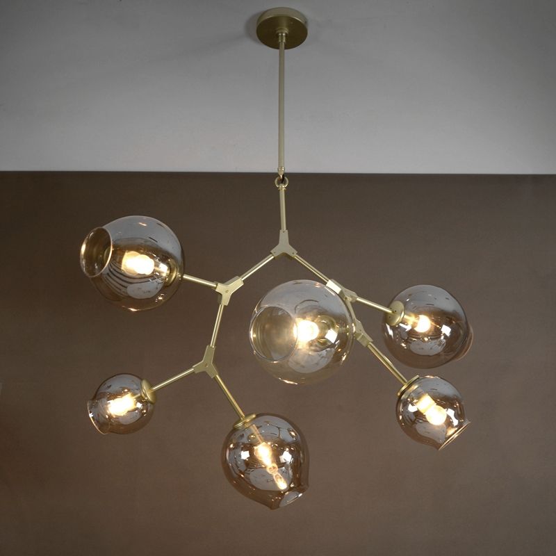 Lindsey Adelman Light Creative Branching Bubble Glass Chandelier Lindsey Adelman Light Creative Branching Bubble Glass Chandelier Modern Art Pendant Office Living Room Lantern Lamp Shade
