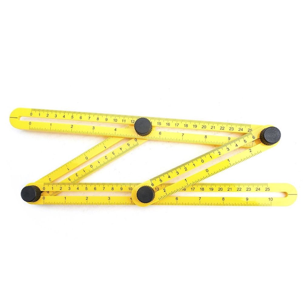 Règle Multi-Angle Aluminium Angle-izer | Instrument De Mesure Articulé | Pour Carrelage Parquet Bricolage