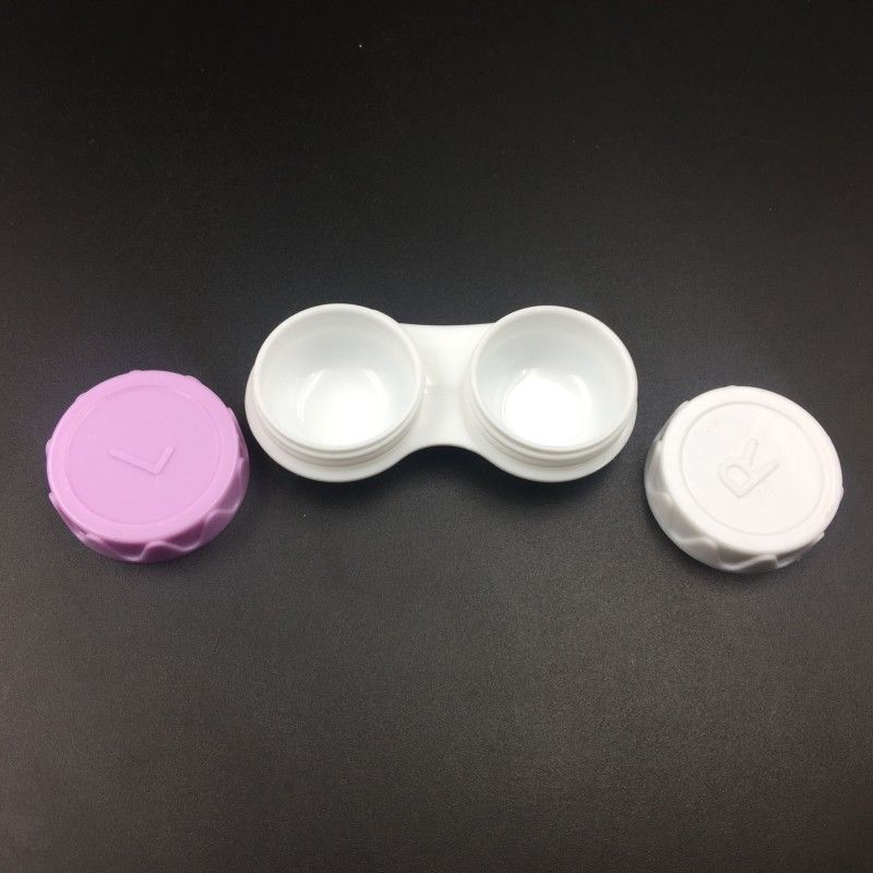 Fahion Contact Lens Storage Case Kit Mate Double Lens Box L And R Lid