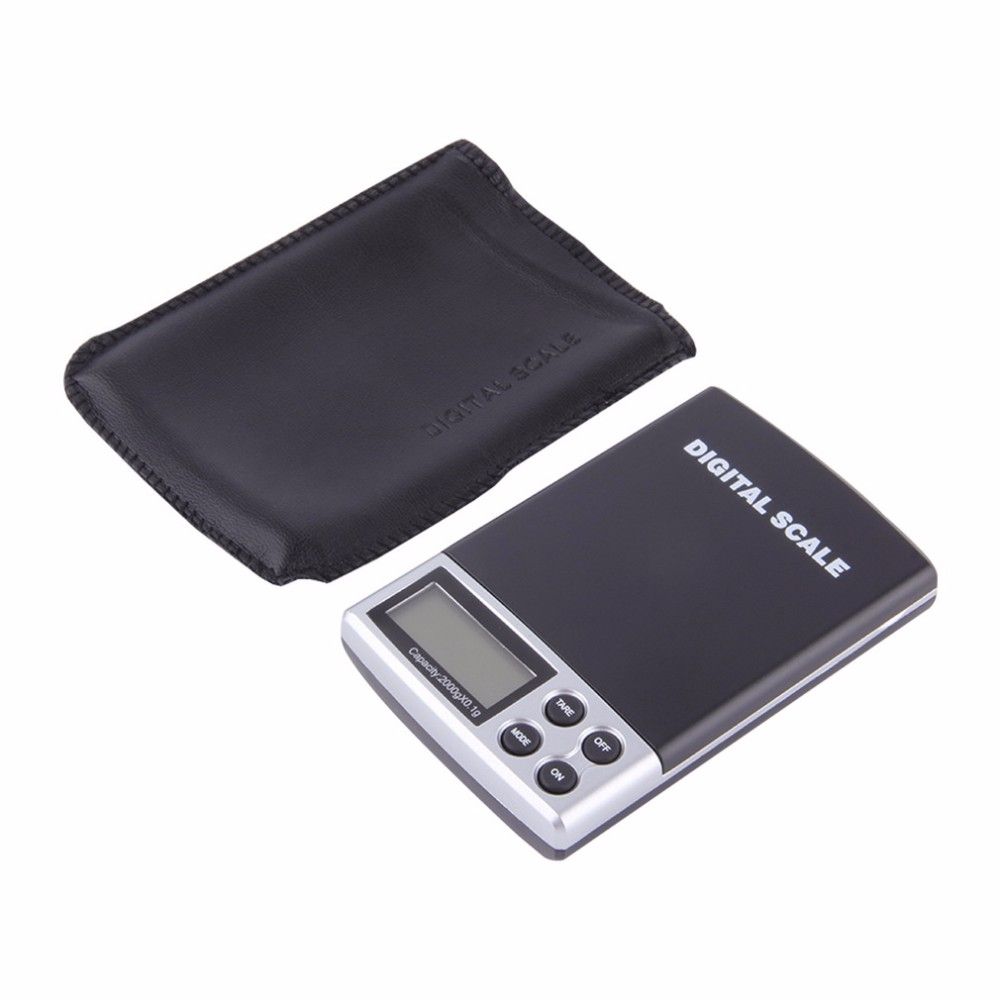 KL-01 Digital scale 2000g x 0.1g Mini Pocket Gram Electronic Digital Jewelry Scales Weighing Kitchen Scales Balance LCD Display