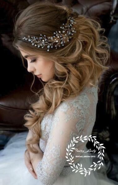 2018 Boho Hair Tiaras Wedding Crowns Headpiece For Women Bling
