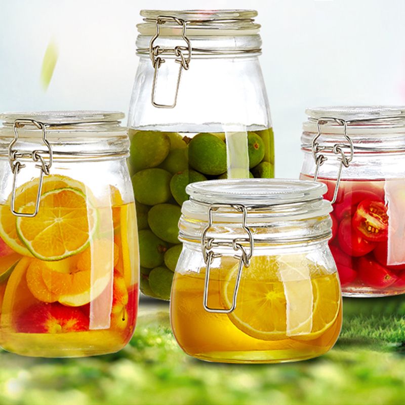 Transparent Glass Jars Seal Grains Storage Bottles Spice Jar Kitchen Cans Organization Pot Strage Bottle Transparent Glass Jars Seal Grains Storage Bottles Spice Jar Kitchen Cans Organization Pot Strage Bottle