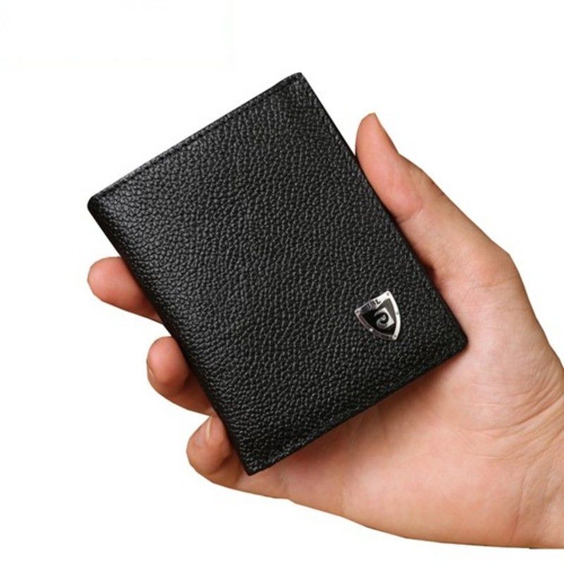 wholesale new promotion mens wallets slim small size mini genuine size of wallet photo