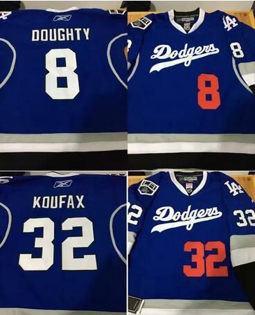 los angeles dodgers hockey jersey