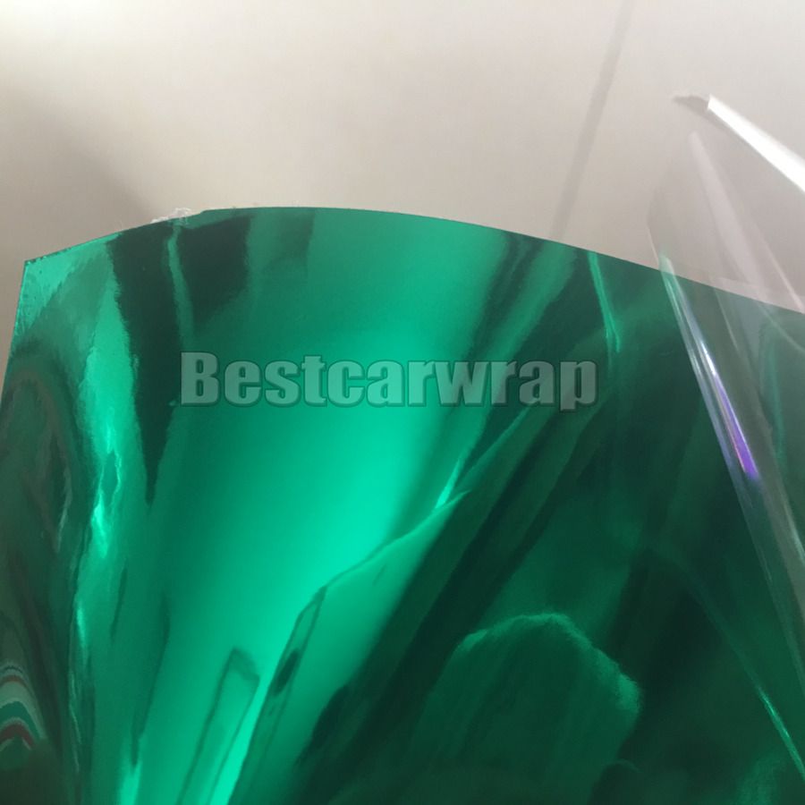 2021 Tiffany High Stretchable Chrome Mirror Mint Vinyl Wrap Film With