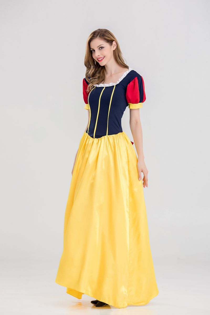 Compre Vestido De Princesa Branca De Neve Traje Cosplay Halloween Party Adulto Neve Mulheres Vestido Longo Conto De Fadas Traje Vestido De Fantasia Vestido De Discounteverything, $196,35 | Pt.Dhgate.Com