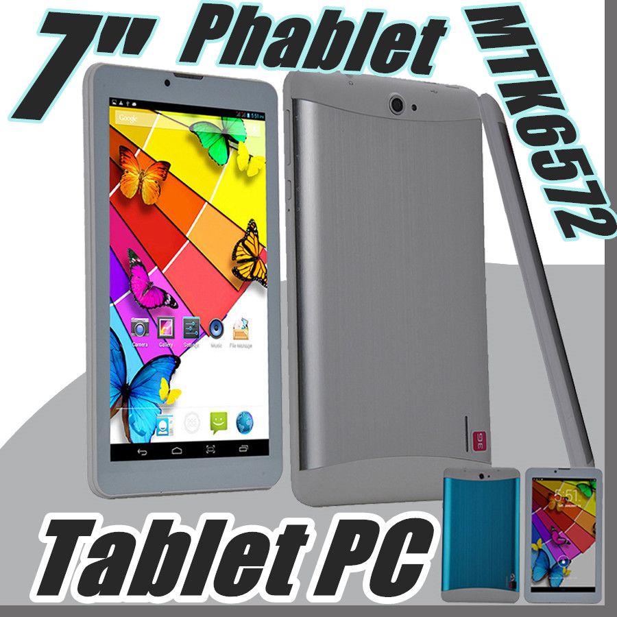 2017 Tablet Pc 7 Inch 3G Phablet Android 4.4 MTK6572 Dual Core 512MB