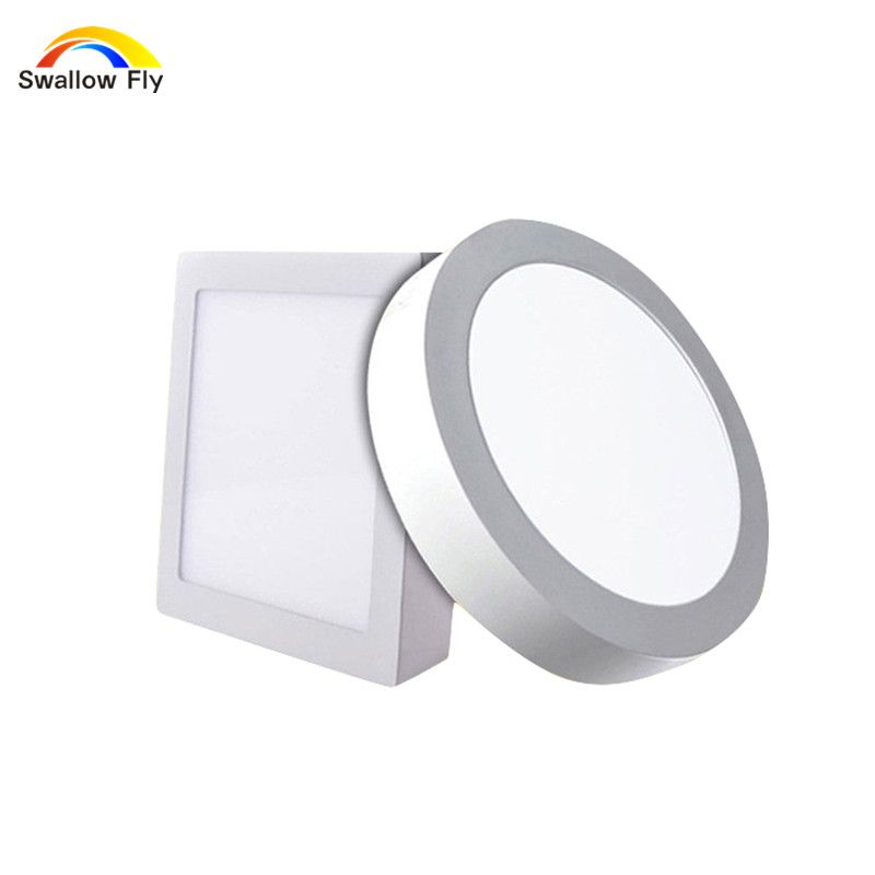 Whole No Cut Ceiling 6w 12w 18w Surface Mounted Led Downlight Whole No Cut Ceiling 6w 12w 18w Surface Mounted Led Downlight Square Panel Light Smd Ultra Thin Circle Down Lamp Ac85 265v Kitchen Lighting