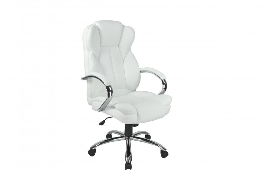 2018 White High Back Pu Leather Executive Office Desk Computer Chair 2018 White High Back Pu Leather Executive Office Desk Computer Chair W Metal Base From Newlife2018dh 85 42 Dhgate Com