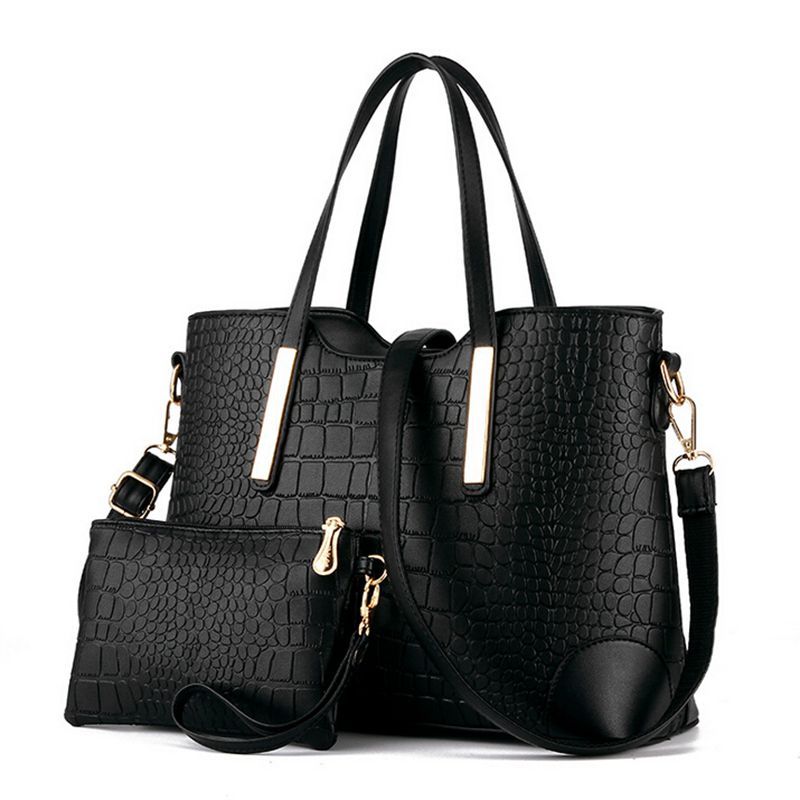 Wholesale 2016 Women Handbag Leather Hand Bag Michael Crocodile Crossbody Bag Shoulder Messenger ...