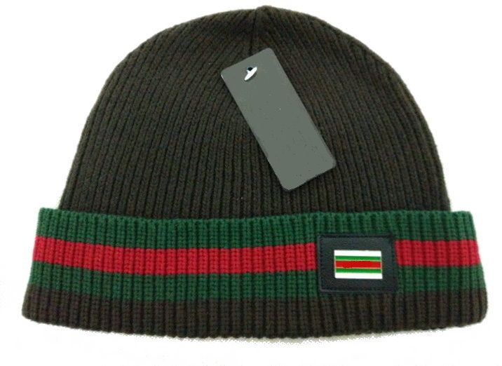 Acheter Livraison Gratuite Marque De Luxe Conception D\u0027hiver Chapeaux Pour Hommes Femmes Tricoté Beanie Laine Chapeau Homme Tricot Bonnet Bonnets Gorros