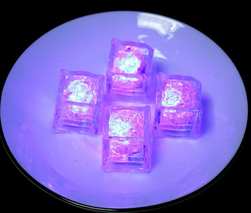 2021 Hot Flash Ice Cube Water Actived Flash Led Light Put Into Water Drink Flash Automatically ...