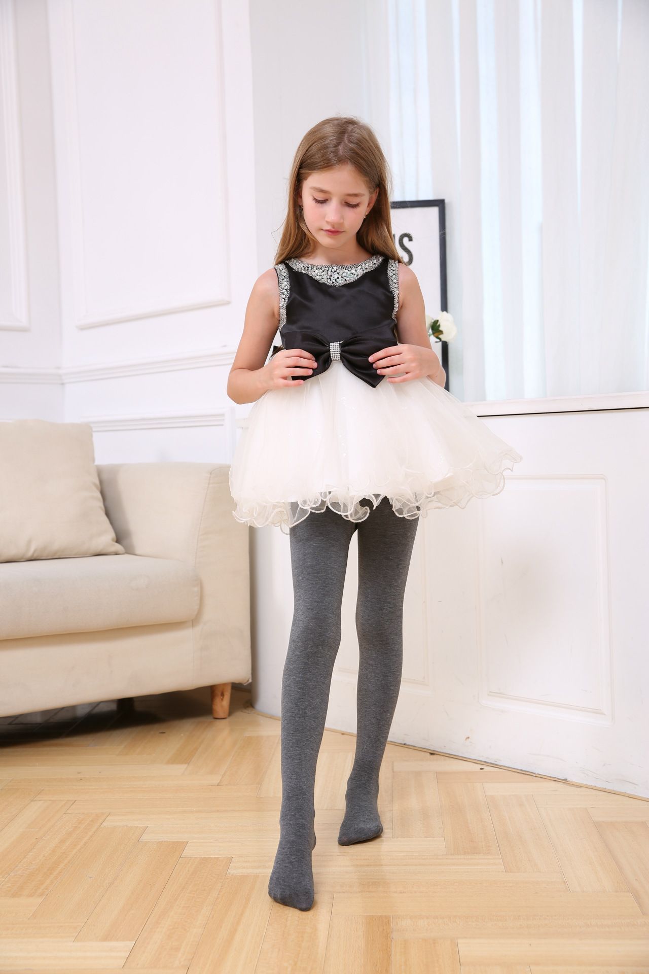 2021 Autumn And Winter Color Children Thick Velvet Pantyhose Bullet ...