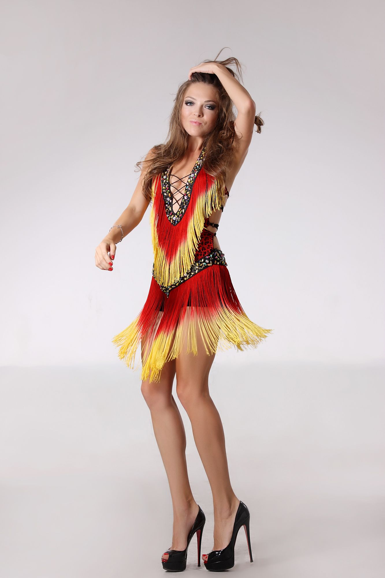 WOMEN/'S CHA CHA DRESS COSTUME WOMEN/'S FANCY DRESS
