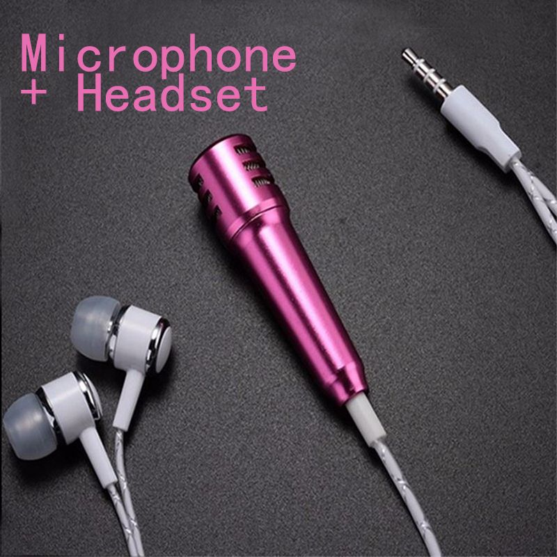 Acheter Mini Microphone à Condensateur Avec Casque écouteur Pour