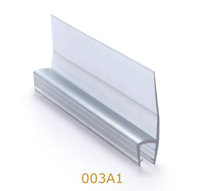H Shape Bathroom Steam Room Waterproof Seals Door Stopper For Glass