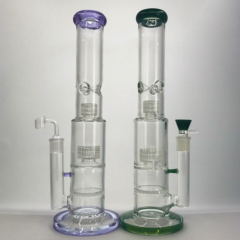 2020 Tall Straight Tube Bong Beaker Bong Thick Heady Smoking