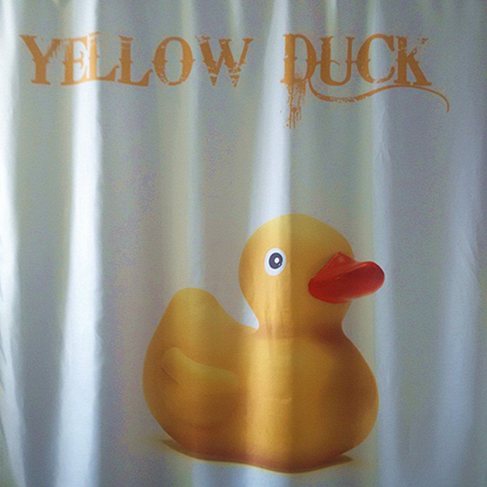 Whole Hot 3d Waterproof Polyester Shower Curtain Yellow Whole Hot 3d Waterproof Polyester Shower Curtain Yellow Duck Pattern With 12 Plastic Hooks Bathroom Window Bath Curtains Shades