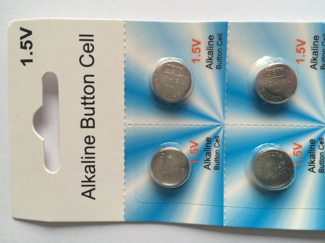 !LR1130 Button Cell AG10 Calculator Battery Watch Battery /Card From Mysister, 12.07
