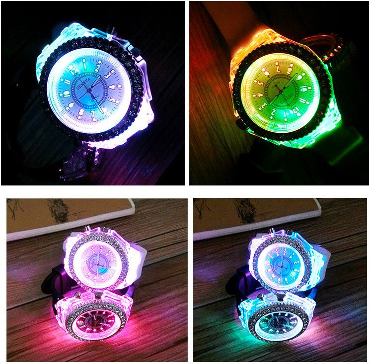 led geneva watch luminous