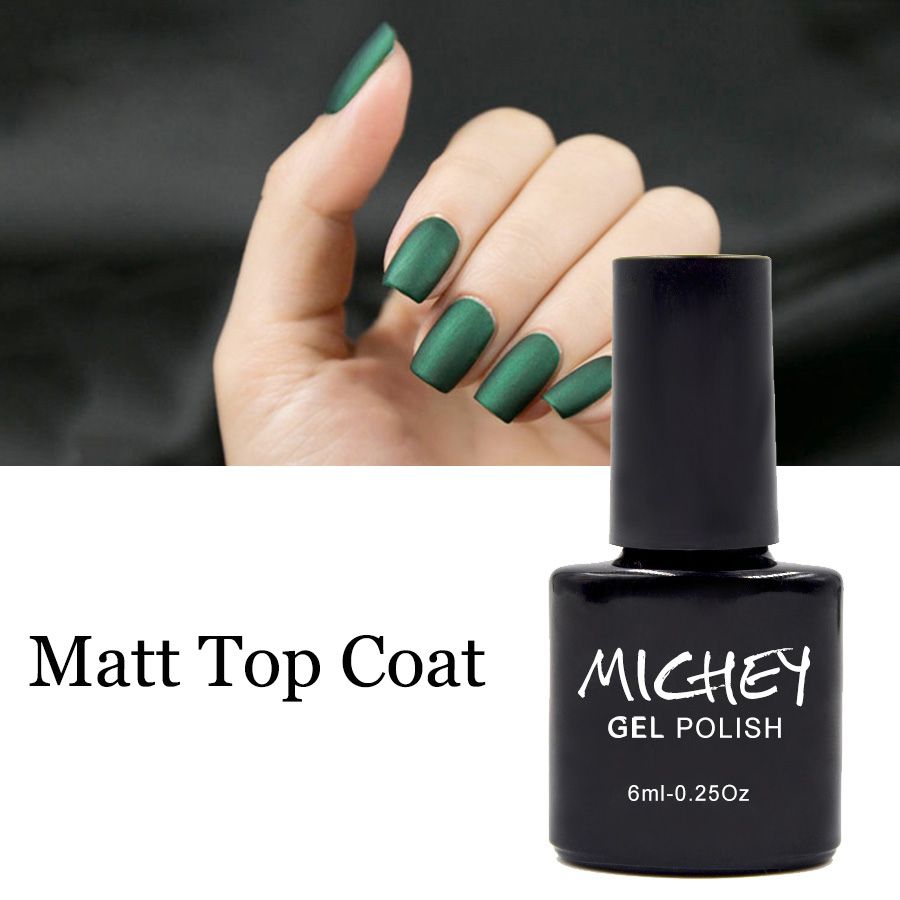 Wholesale- Matt Top Coat UV Gel Polish Matte Top Gel Hot Sale Soak Off LED Lamp Curing Nail Gel Cover Color Nail Polish Gel Tip Nail Designs Polish ...