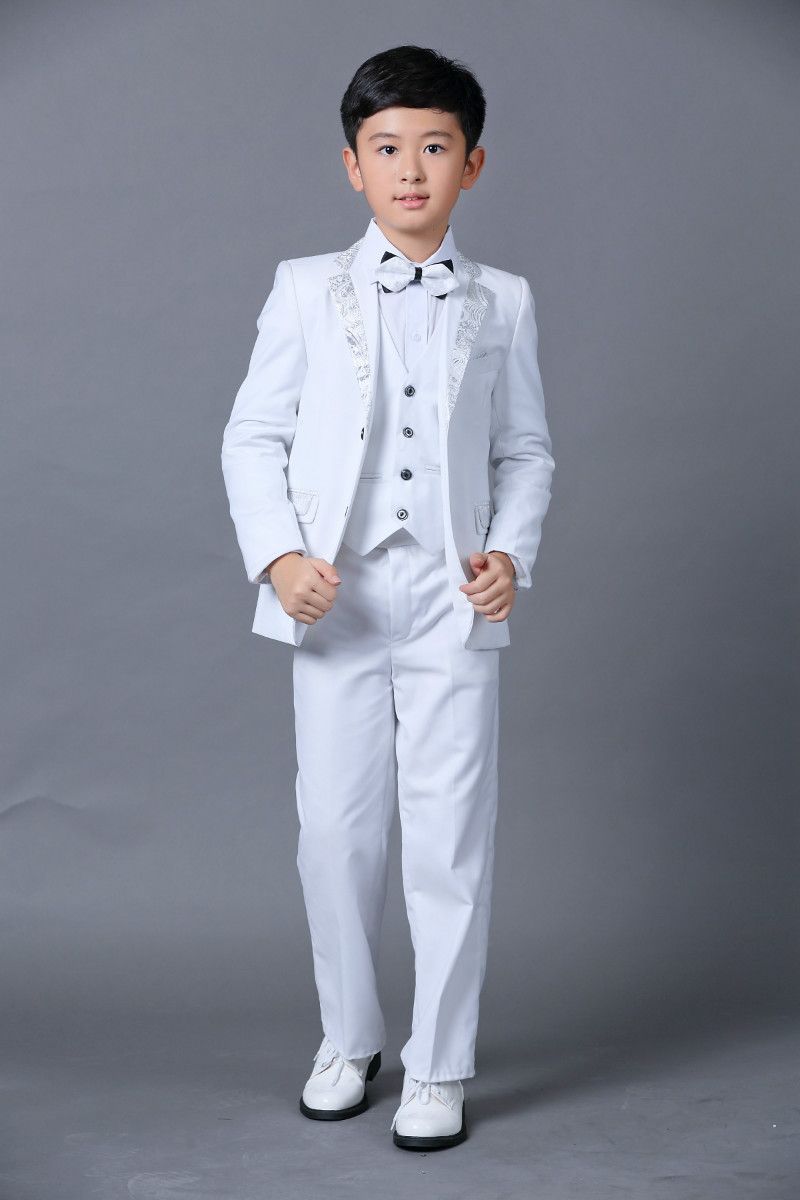Boys Button Down Dress Shirt with Matching Tie Set Size 2-14