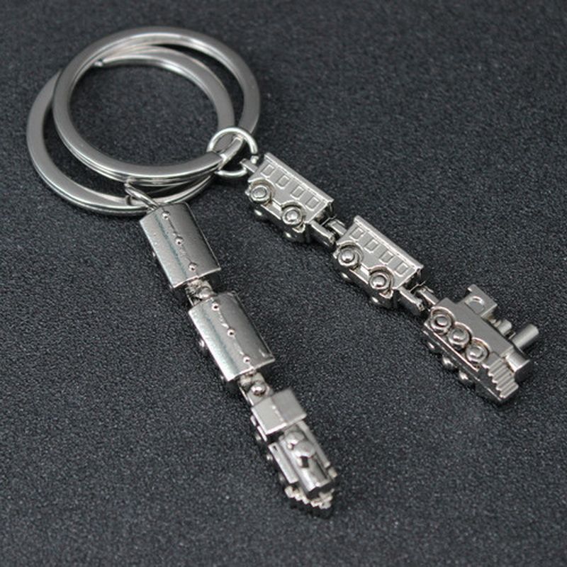 2019 Novelty Train Style Keychain High Quality Metal Alloy Train Key