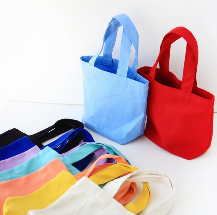 mini fabric tote bags