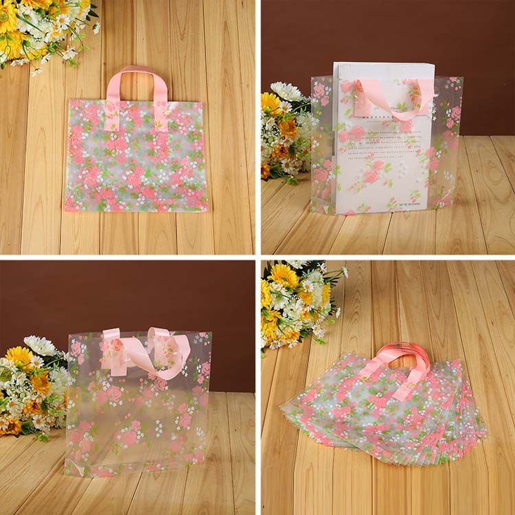 Best Transparent Plastic Gift Bags Thicher PVC Colorful Clothing
