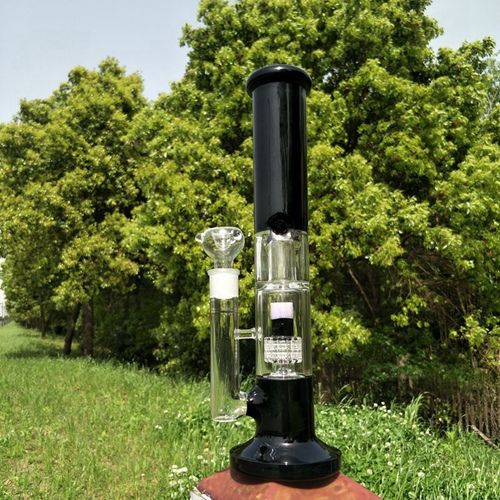 2019 2017New Black Light Glass Bong With Honey Bucket Bongs Water Pipes