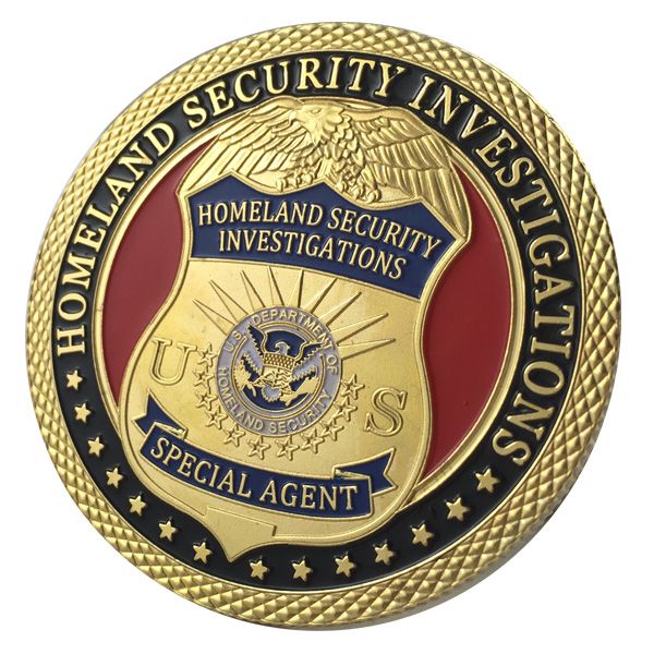 2018 Us Homeland Security Investigations Hsi Special Agent Gold