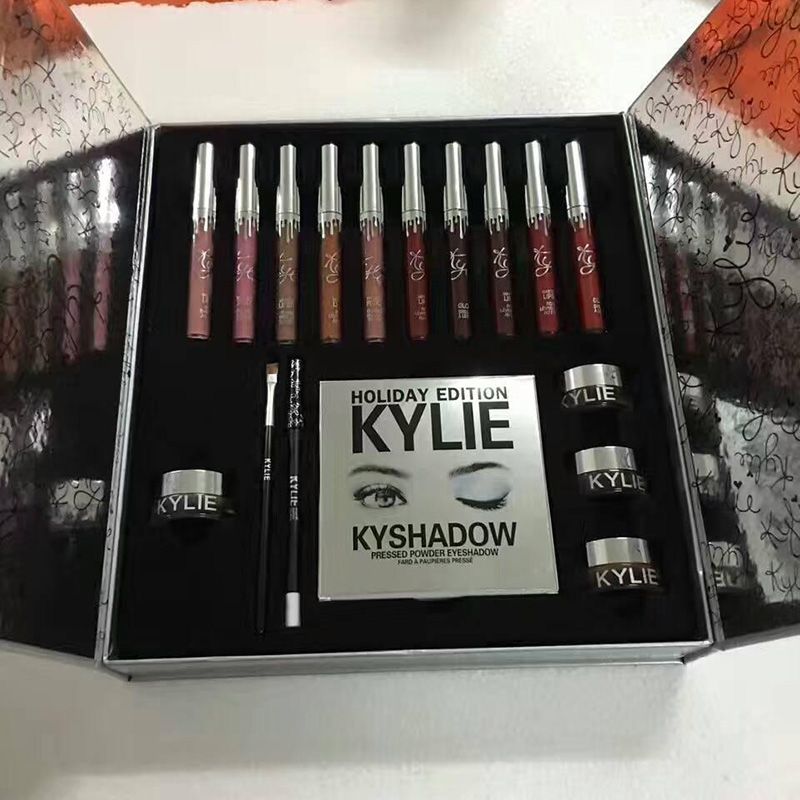 Kylie Jenner Lip Kit Lipsticks Set Holiday Edition Big Box Collection