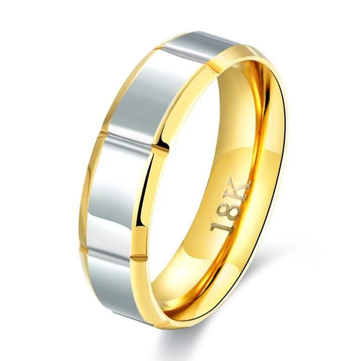 925 Silver Plated Half Heart Simple Circle Real Love Couple Ring