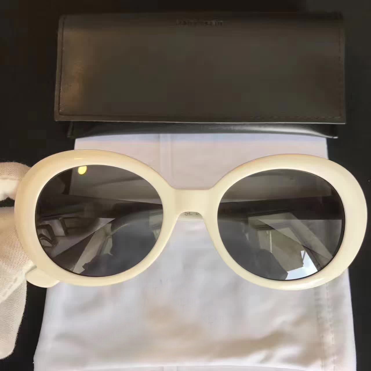 Unisex California Surf Sunglasses SLP Hedi Slimane SL 98 SURF White